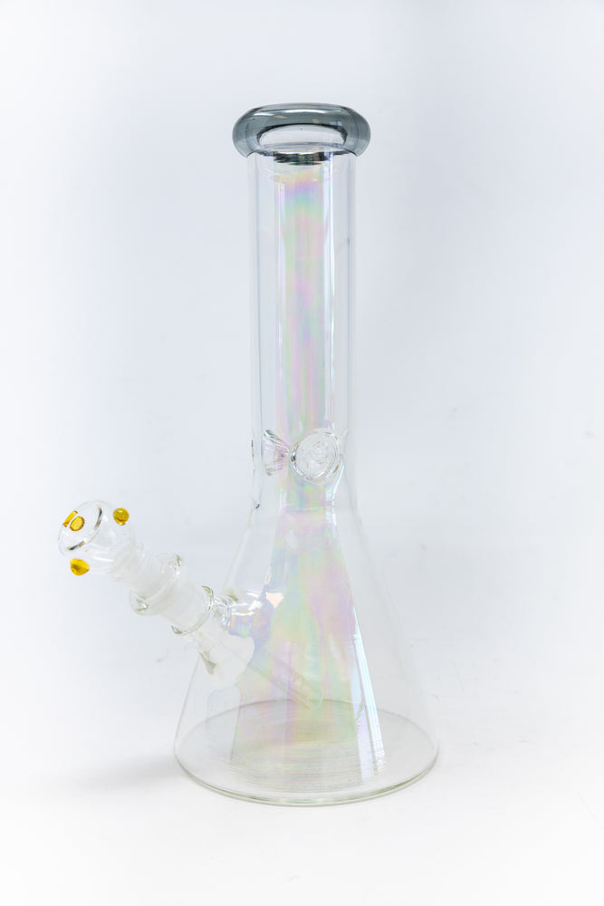 12" Iridiscent Beaker Bong