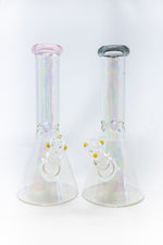 12" Iridiscent Beaker Bong