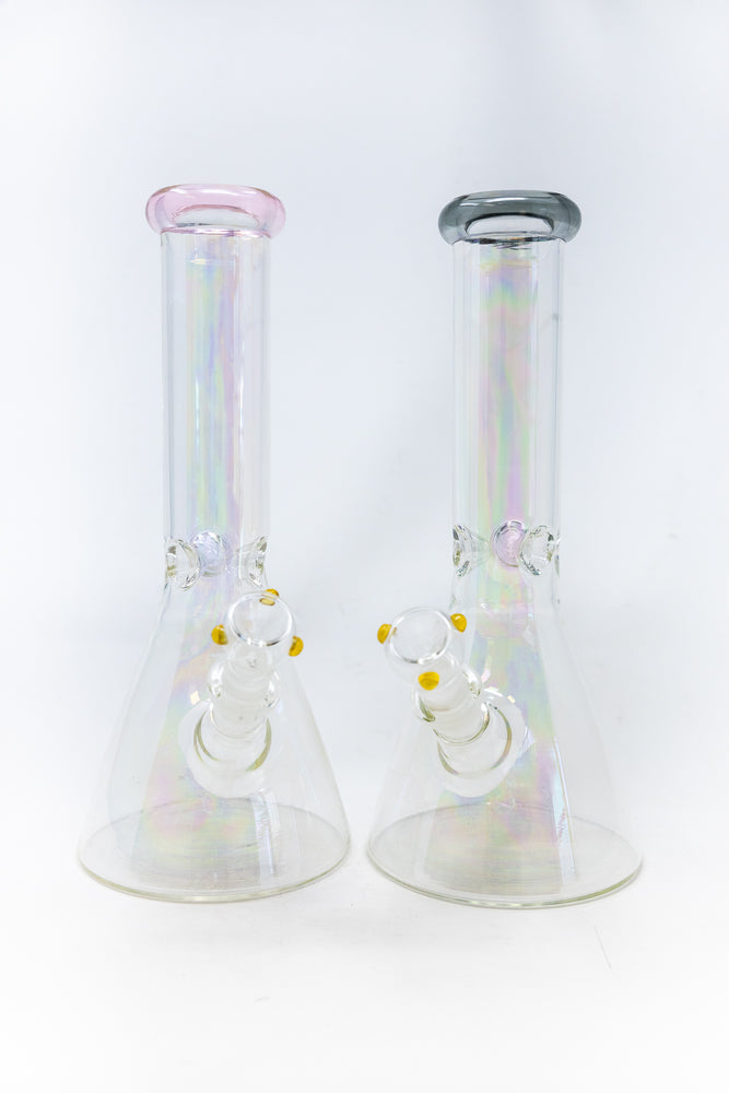 12" Iridiscent Beaker Bong