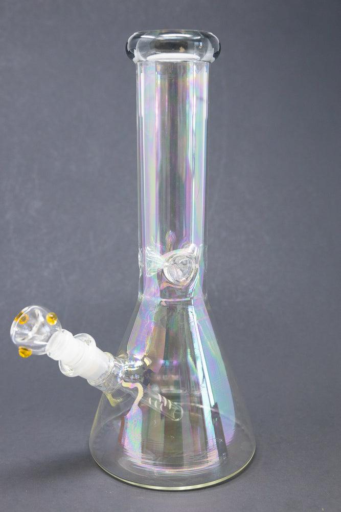 12" Iridiscent Beaker Bong