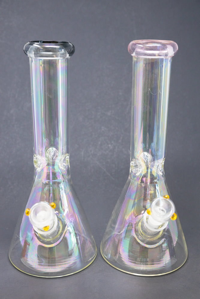 12" Iridiscent Beaker Bong