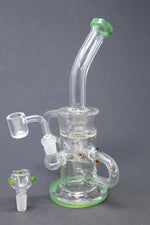 12" Green Buzz Recycler Dab Rig