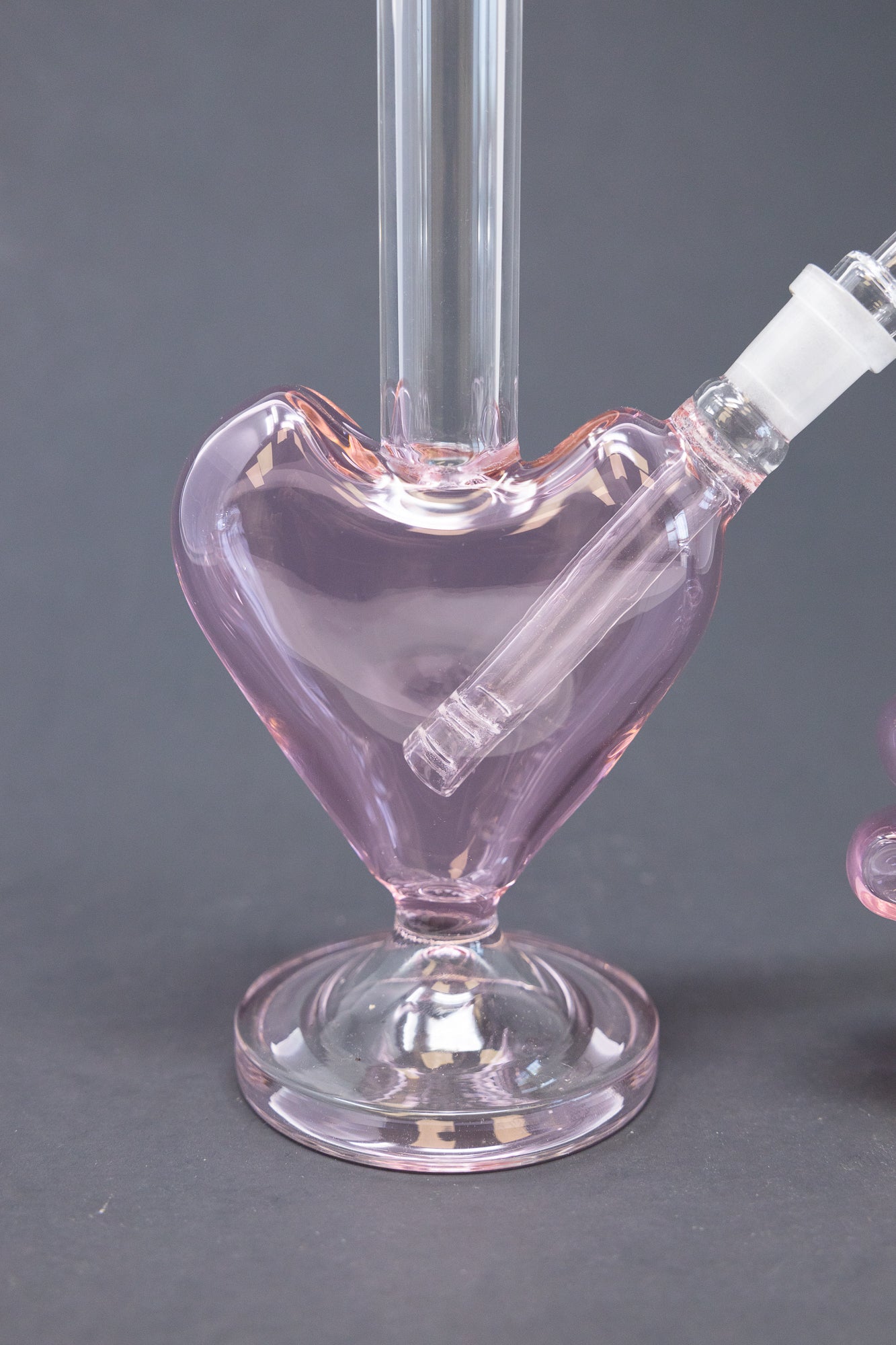 9" Heart Glass Dab Rig StonedGenie.com