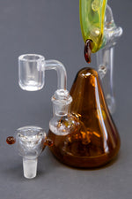 7" Amber Dolphin Dab Rig