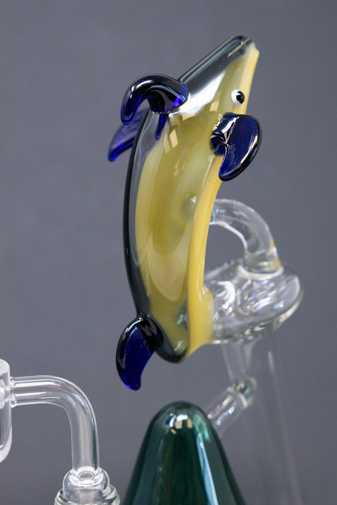 7" Teal Dolphin Dab Rig