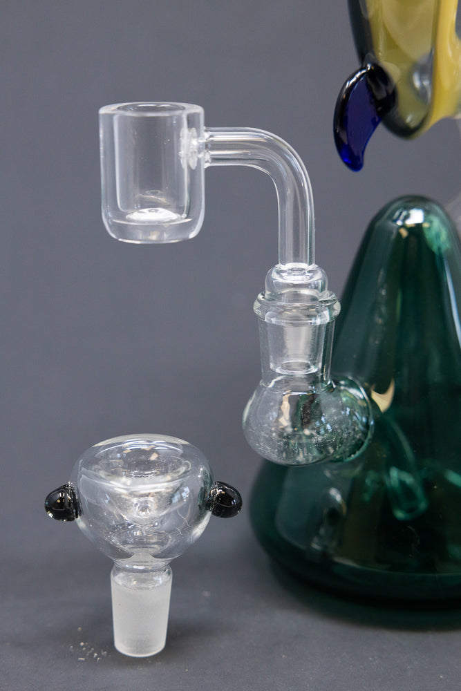 7" Teal Dolphin Dab Rig