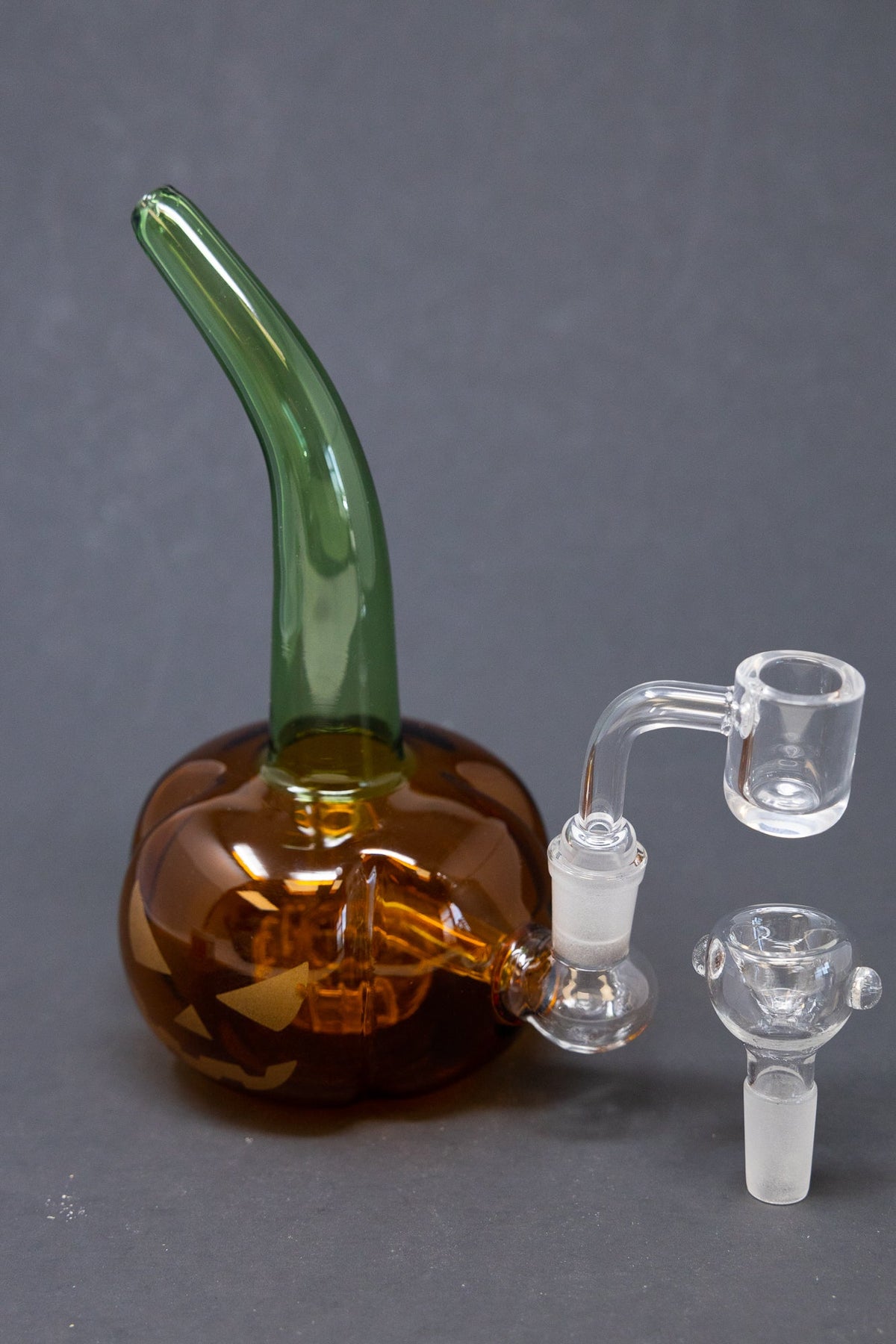 8" Pumpkin Dab Rig StonedGenie.com