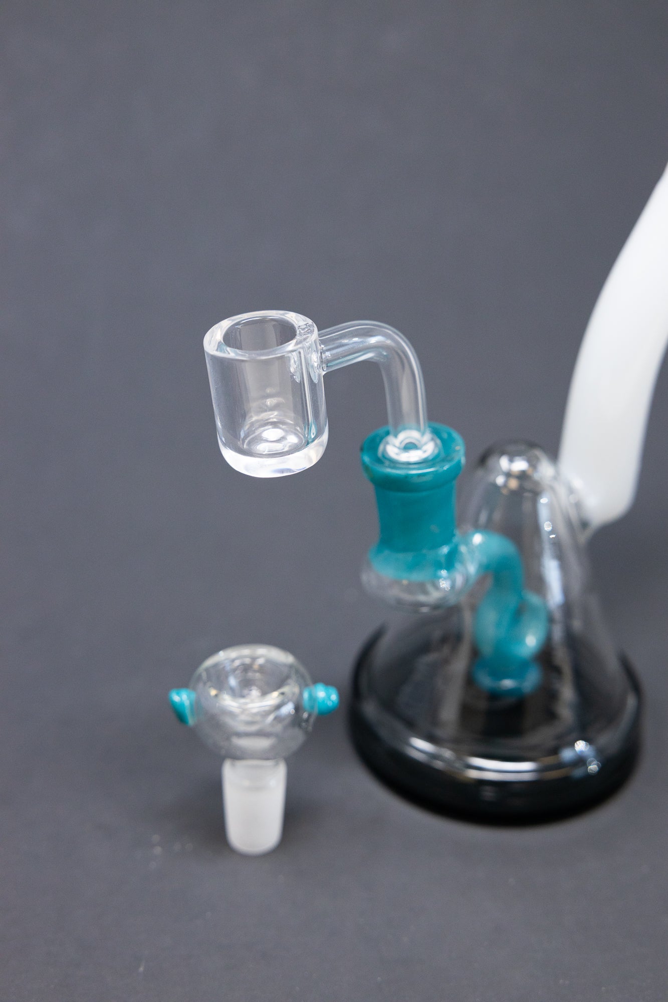 6" Hook Percolator Dab Rig StonedGenie.com