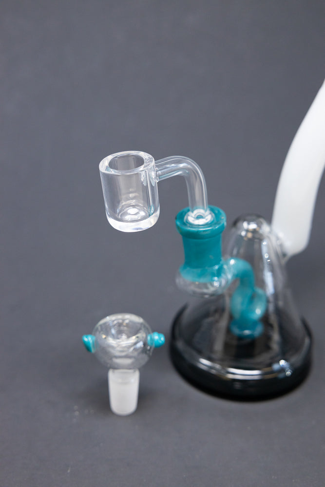 6" Hook Percolator Dab Rig