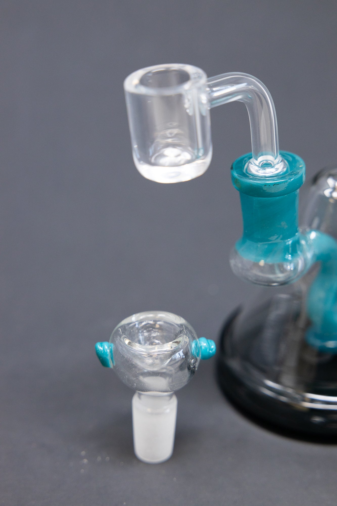 6" Hook Percolator Dab Rig StonedGenie.com
