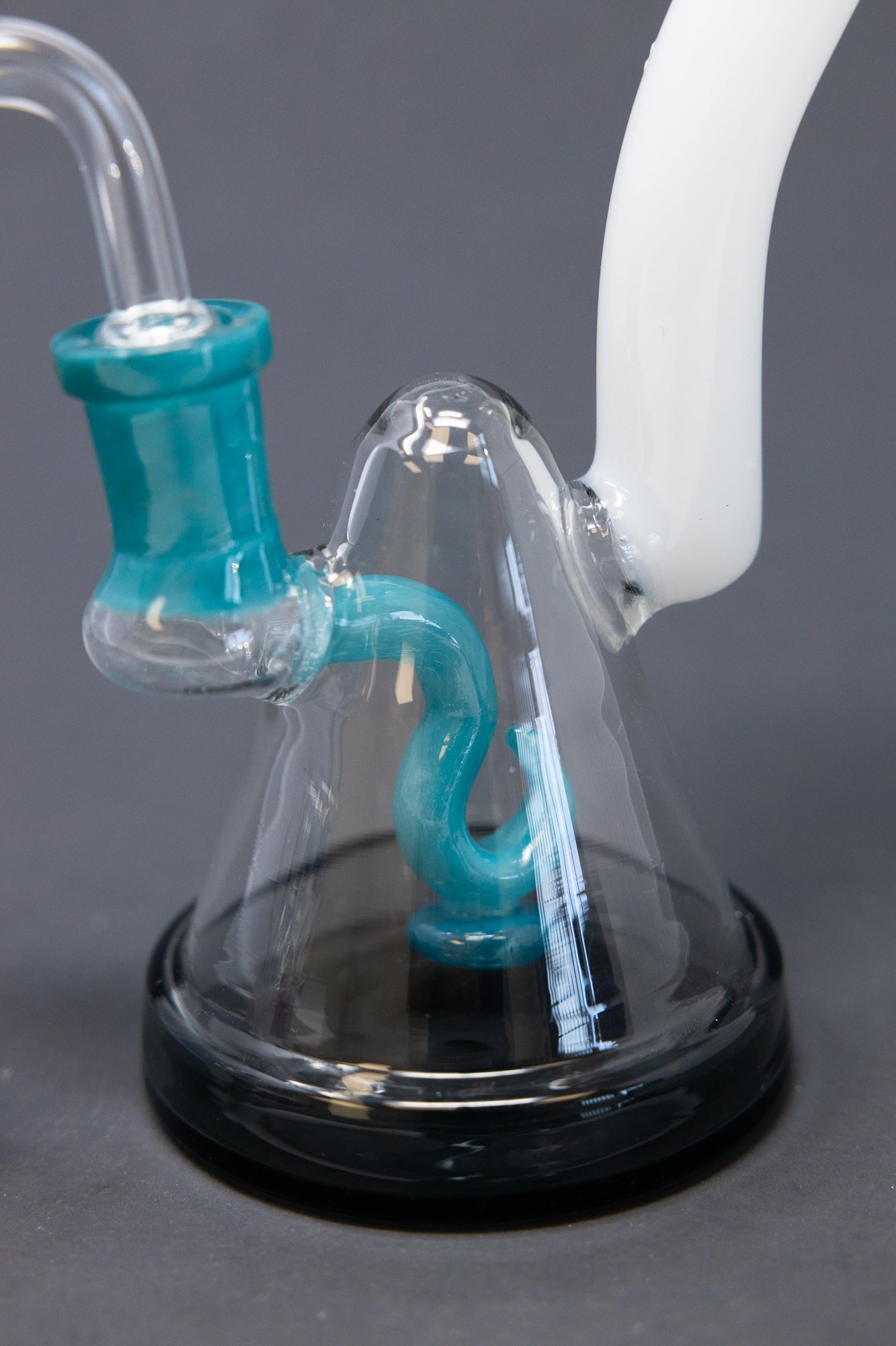 6" Hook Percolator Dab Rig StonedGenie.com