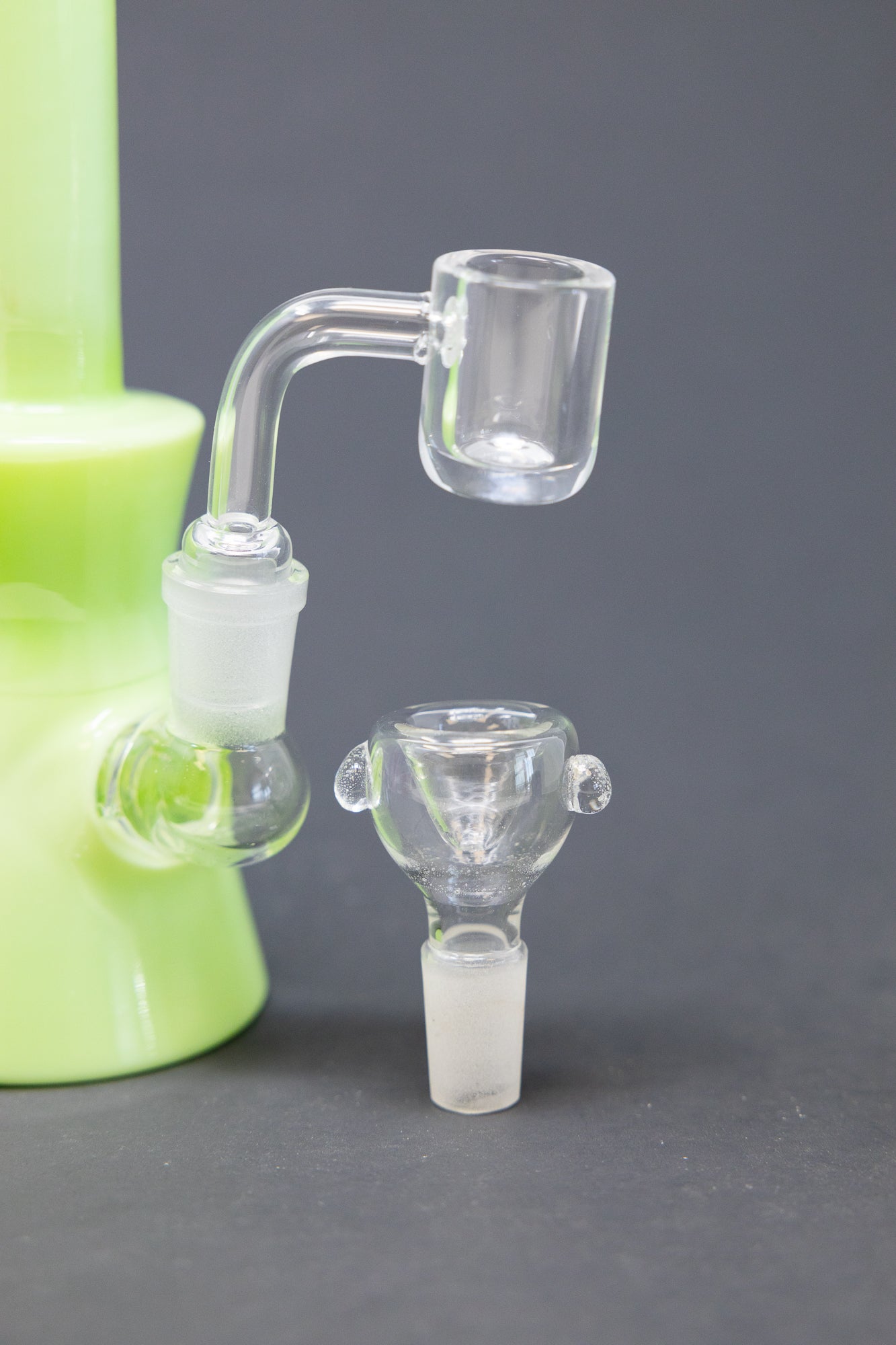7" Slime Green Dab Rig