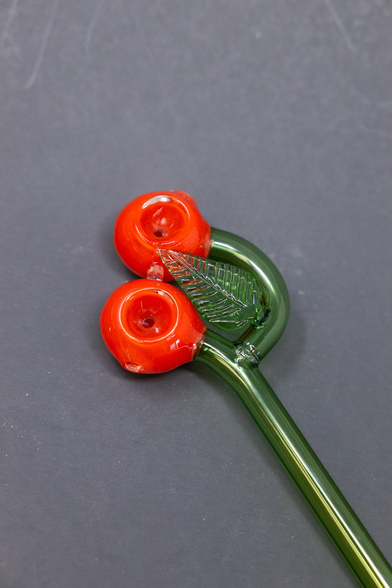 Cherry Double Bowl Pipe