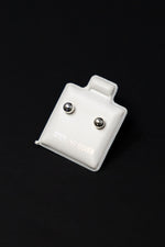 Silver Ball Earrings - Medium