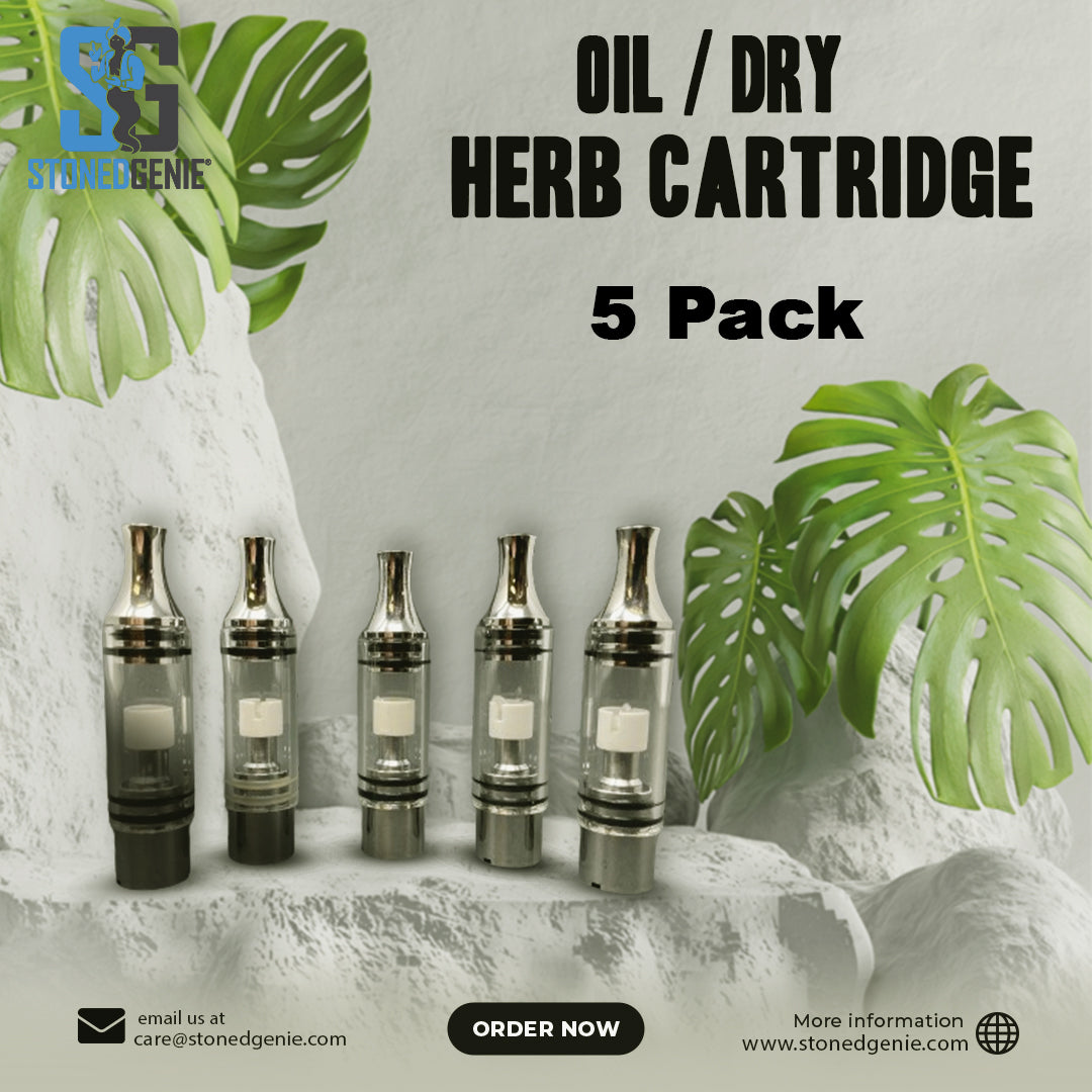 Oil / Dry Herb  Cartridge - 5 Pack