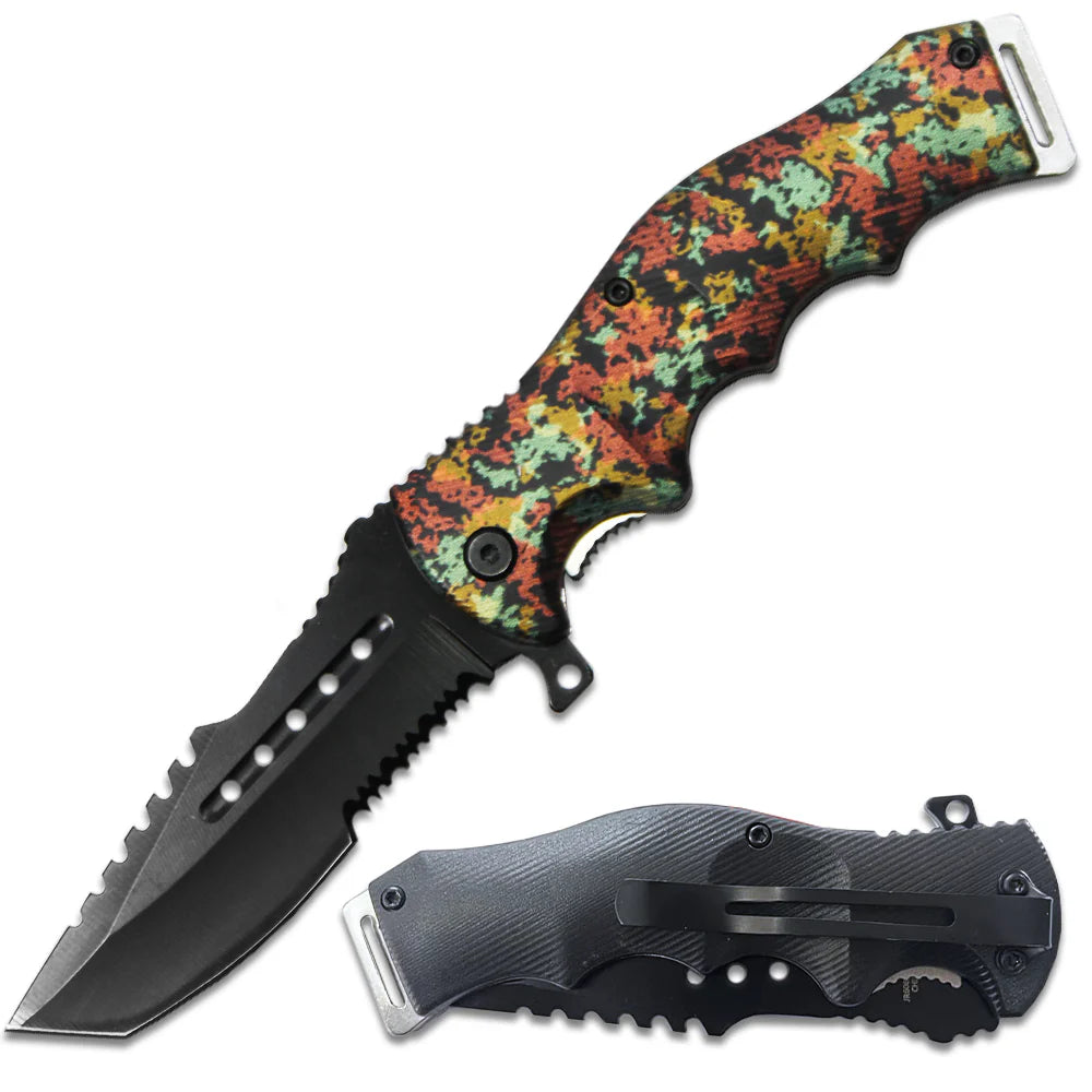 4.5" Stealth Hunter – Camouflage Combat Knife