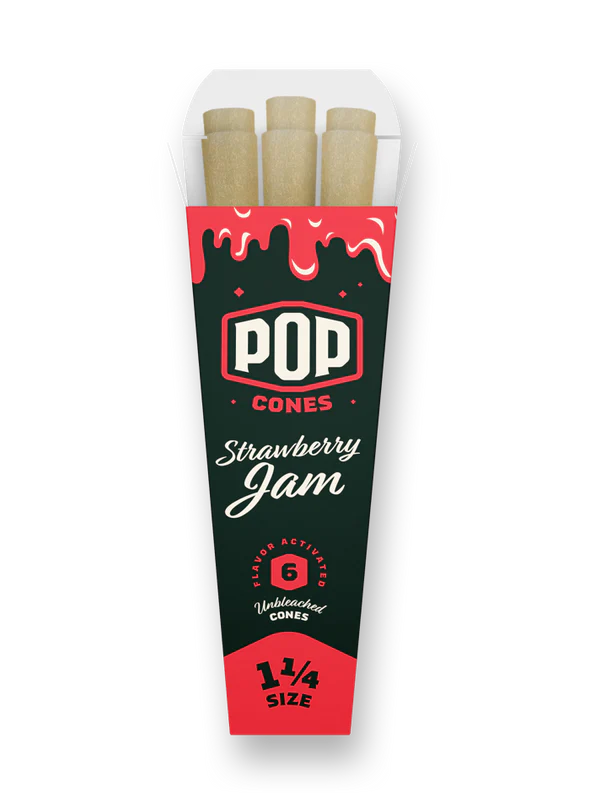 Pop Cones Strawberry Jam - 1 1/4