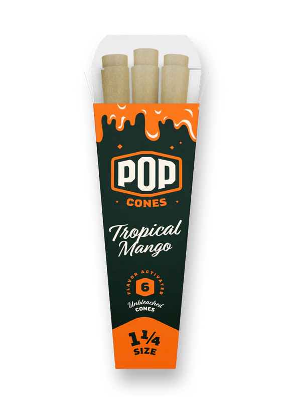 Pop Cones Tropical Mango - 1 1/4