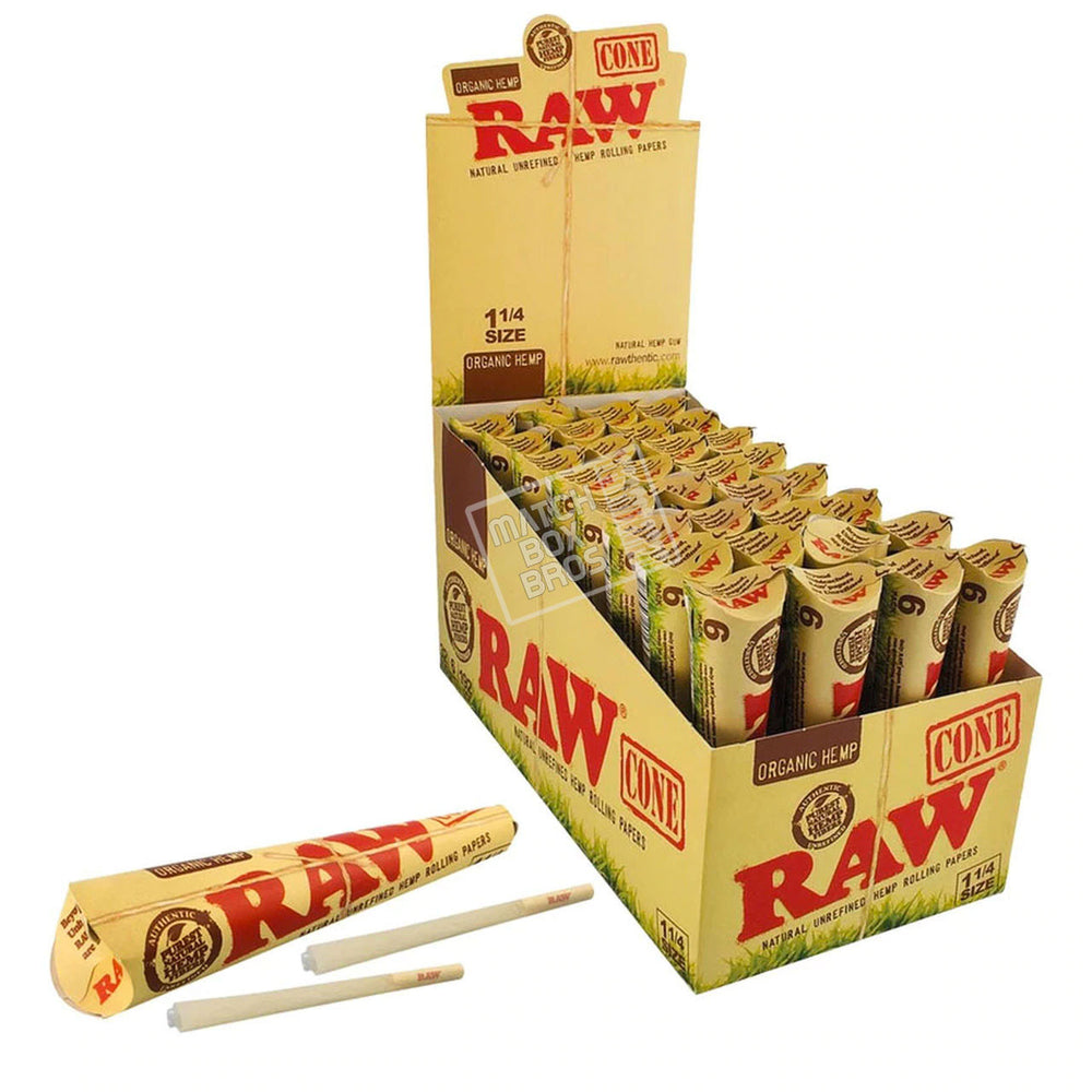 Raw Organic Hemp Cones - 1 1/4