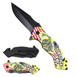 4.5-Inch Assisted Opening Tactical Knife - Don’t Tread Me Edition