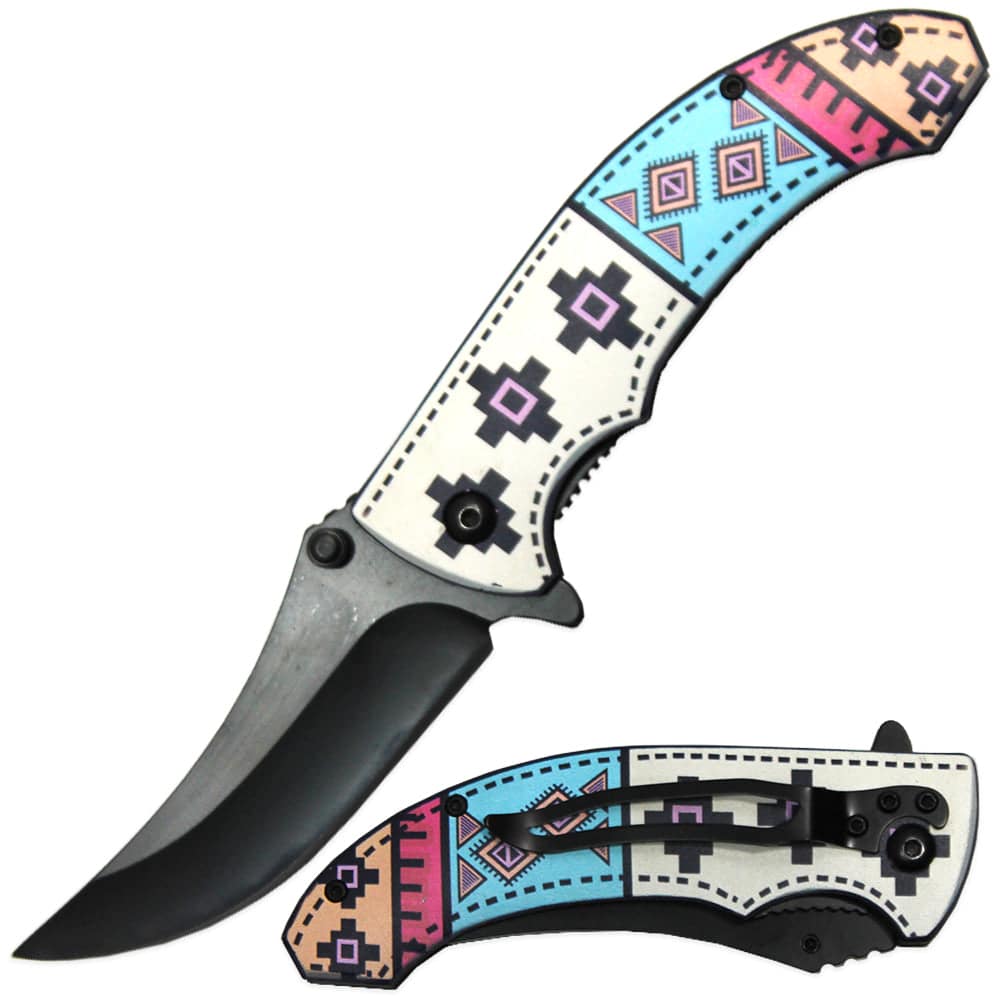 4.5" Premium Eye-Catcher Assisted Open Pocket Knife
