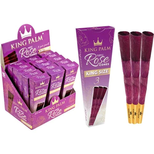 King Palm Purple Rose Cones King Size