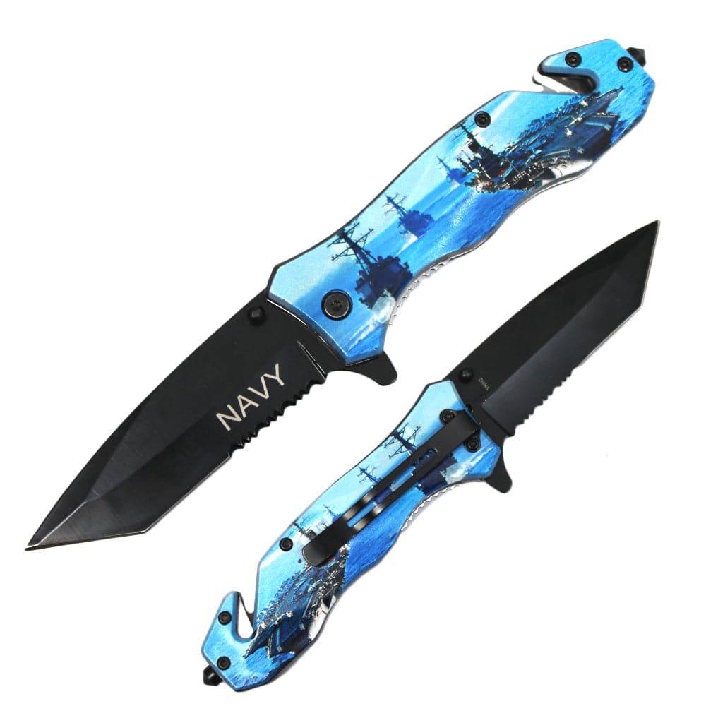 4.5" Tactical Navy Aircraft Knife