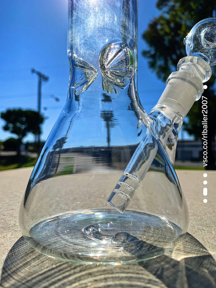 10" Classic Beaker Bong w/ Ice Catcher