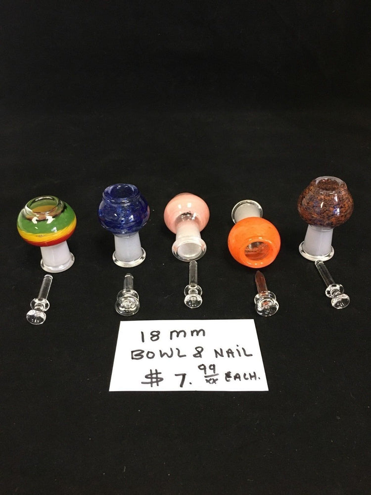 18mm Bowl Female Bowl Piece Assorted Colors -- Fast Shipping