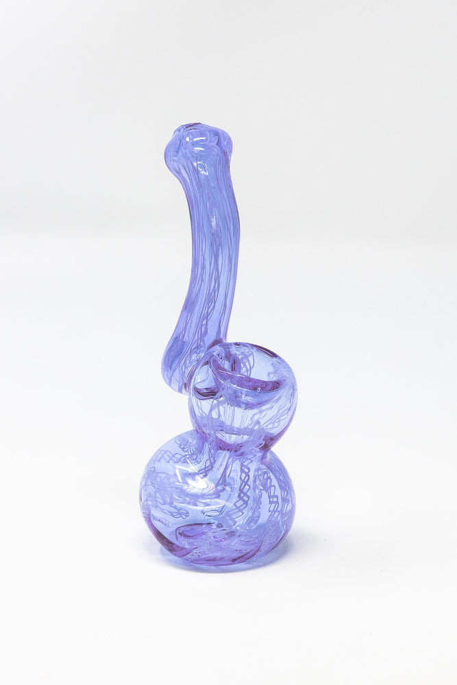 Medium Purple 4" Premium Lavender Glass Handmade Bubbler