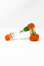 7" Orange/Green Hammer Bubbler