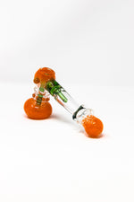 7" Orange/Green Hammer Bubbler