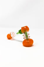7" Orange/Green Hammer Bubbler