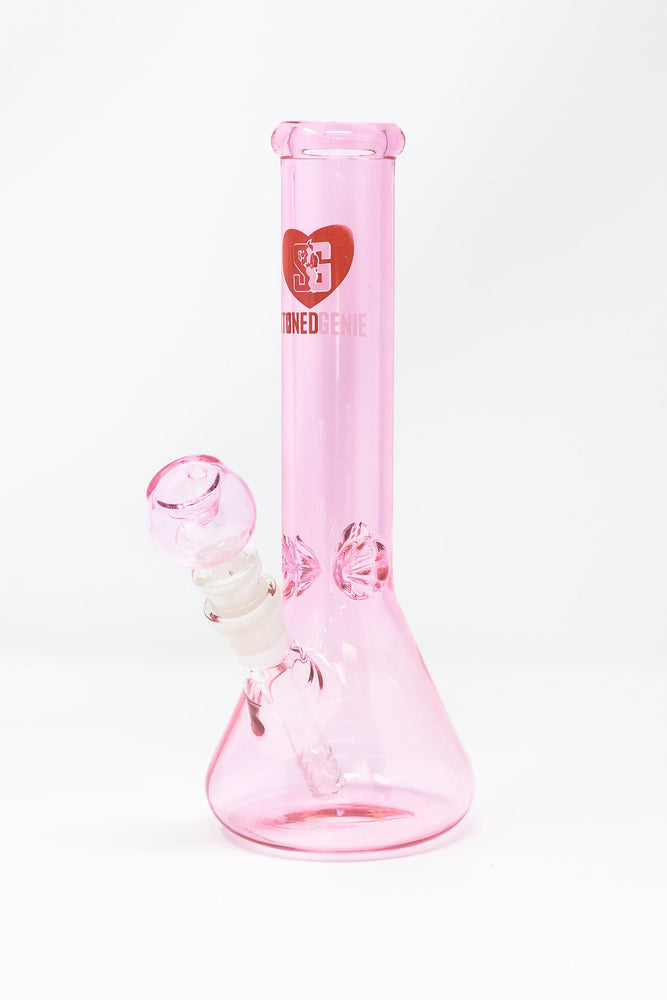 Misty Rose 9.5" Stoned Genie  Pink Love Bong StonedGenie.com Bong