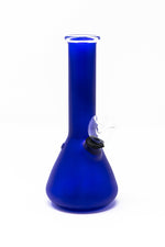 Dark Blue 6' Frosted Blue Glass Beaker Base Bong Smoking Pipe