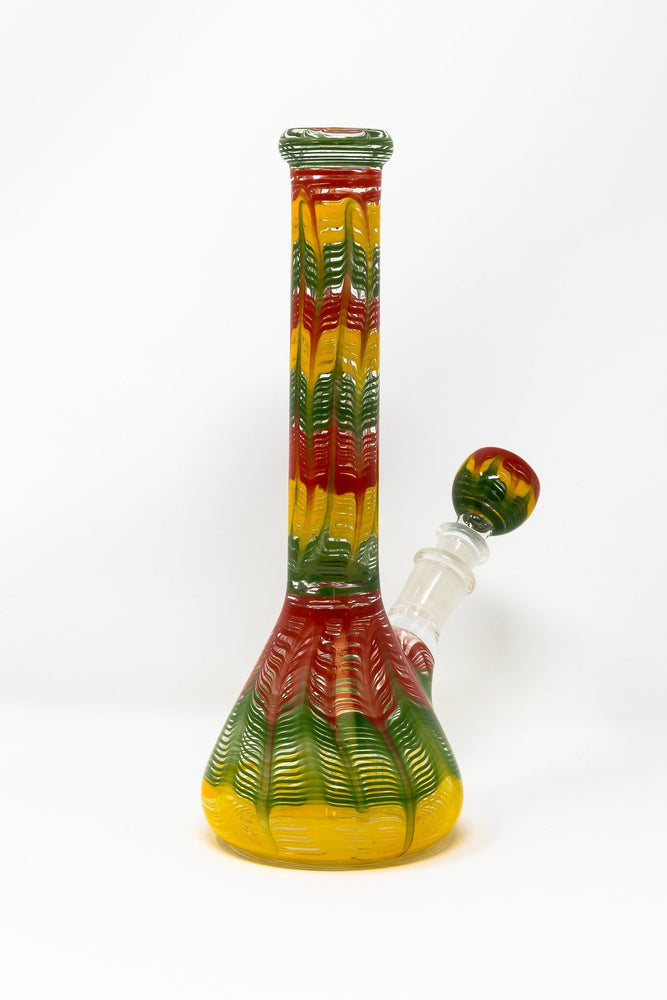 10" Rasta Drip Bong