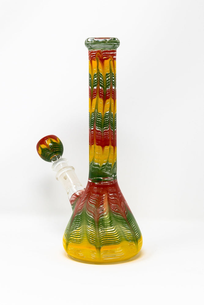 10" Rasta Drip Bong