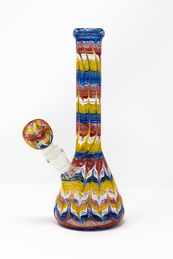 10" Psychedelic Drip Beaker Bong