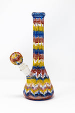 10" Psychedelic Drip Beaker Bong