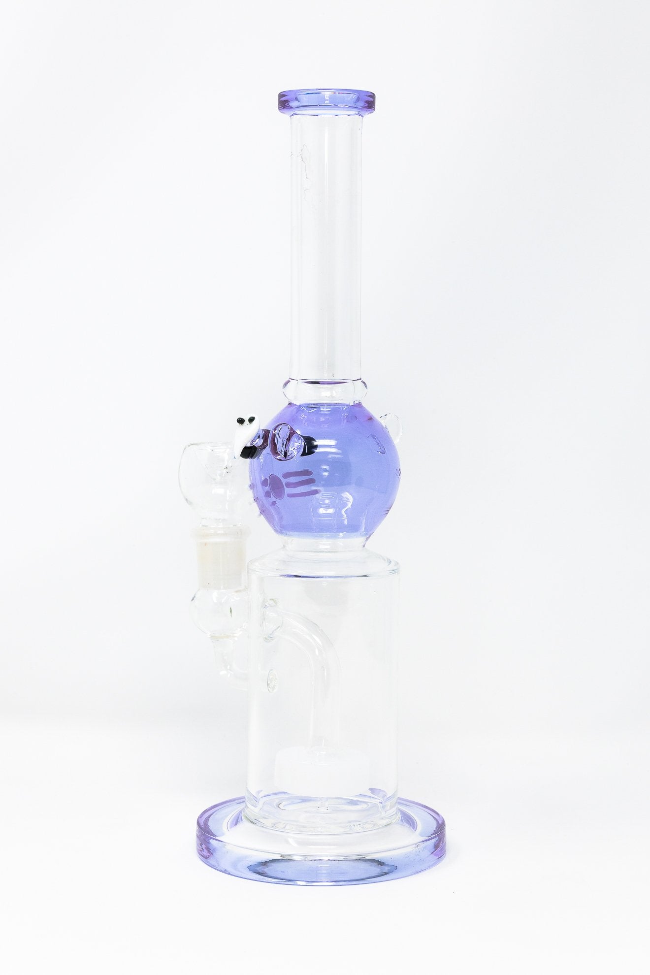 Medium Purple 12" Cat Face Bong StonedGenie.com Bong