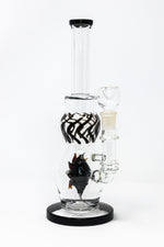 Beige 12" Thick Glass Sea Urchin Bong StonedGenie.com Bong