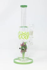 Black 12" Thick Glass Sea Urchin Bong 