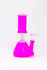 8" Pink Side Joint Bong