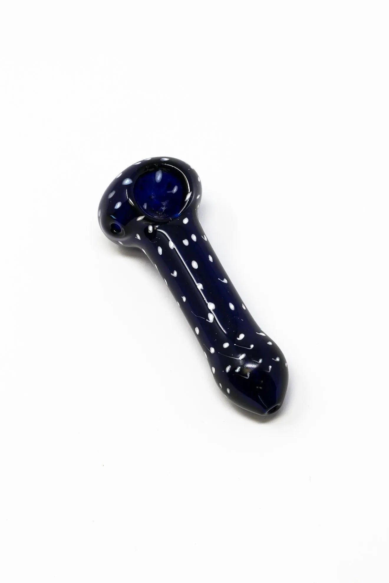4" Fatty Dotted Glass Pipe StonedGenie.com