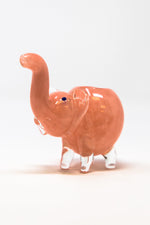 Coral 4" Collectible Elephant Glass Hand Smoking Pipe StonedGenie.com Glass Pipes