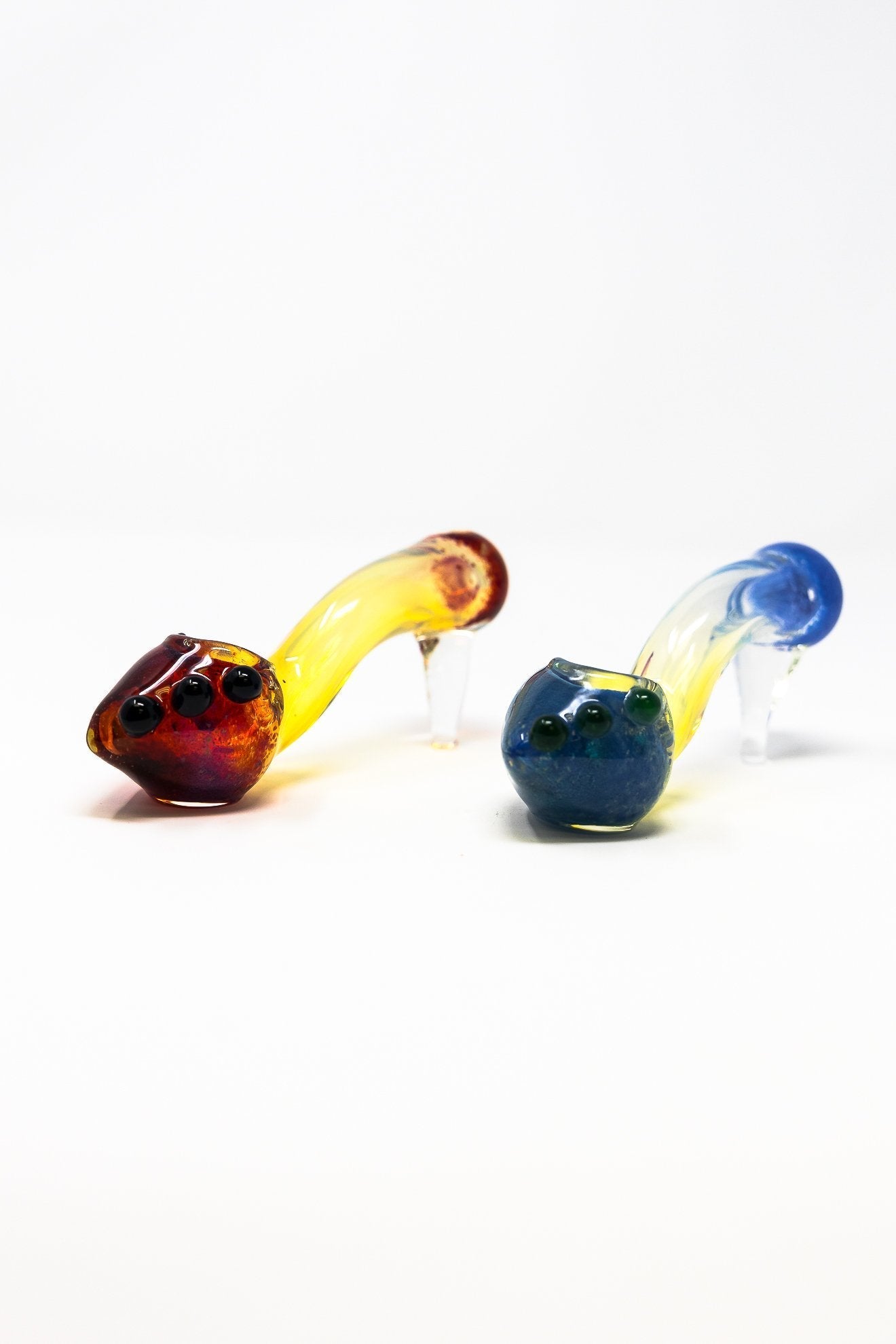 5" Collectible High Heel Glass Hand Pipe StonedGenie.com
