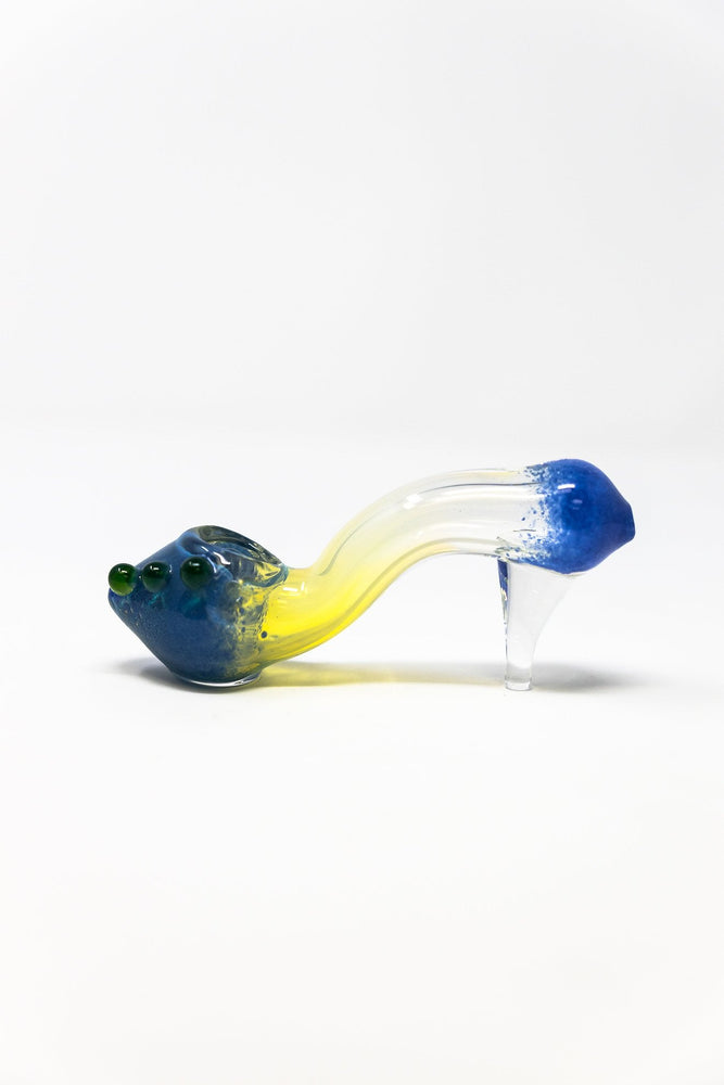 5" Collectible High Heel Glass Hand Pipe