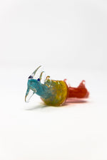 5" Collectible Dragon Glass Hand Pipe