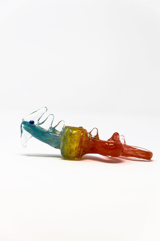 5" Collectible Dragon Glass Hand Pipe