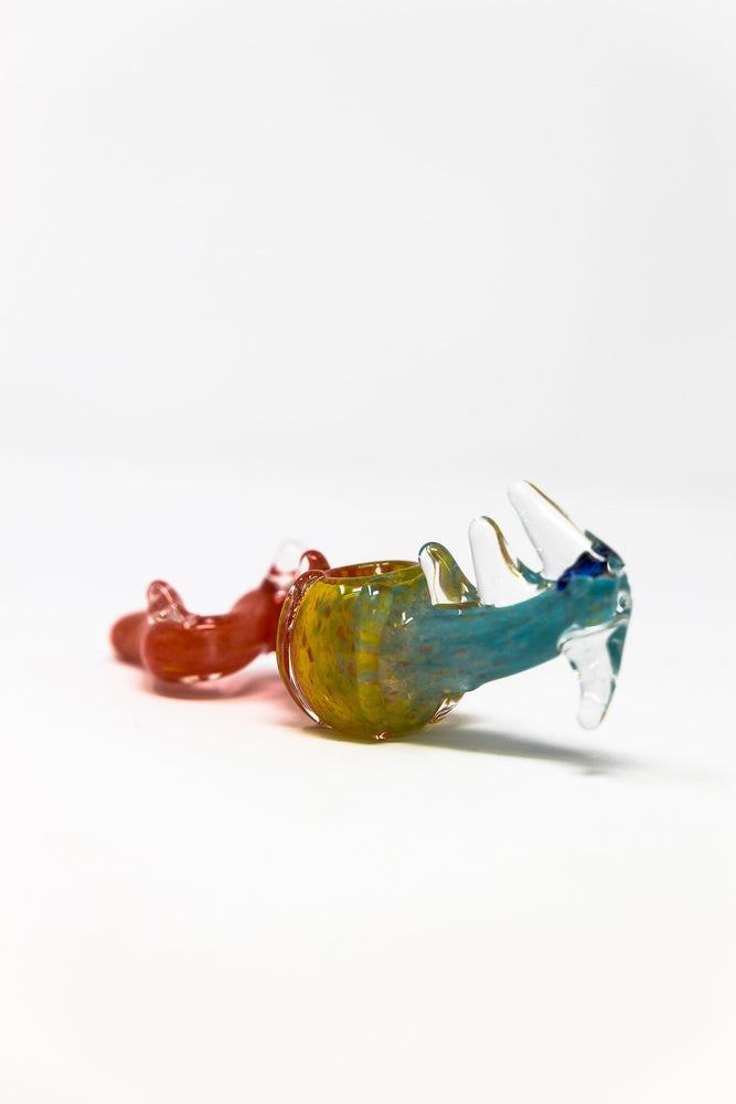 5" Collectible Dragon Glass Hand Pipe